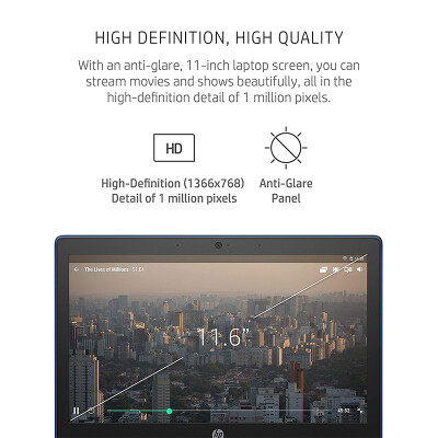 惠普（HP） Chromebook 11英寸HD笔记本电脑 谷歌系统 4+32G IPS触摸屏