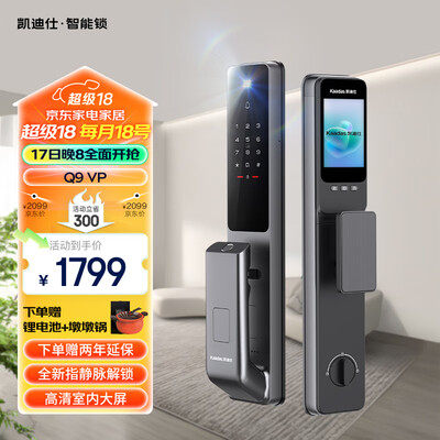 凯迪仕Q9 VP指静脉智能锁测评看真相（凯迪仕智能锁按键没声音怎么回事）