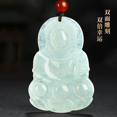 凤和观音玉雕寓意（凤禧珠宝翡翠观音菩萨吊坠翡翠玉石值得手入吗）-图片5