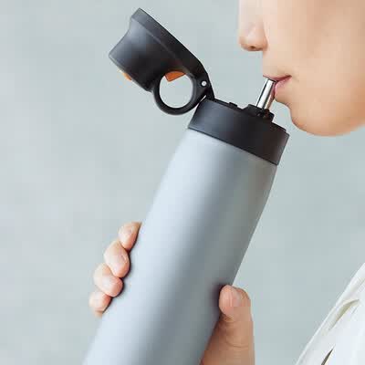 虎牌（TIGER） 不锈钢吸管保温保冷杯 MCS-A050 500ml