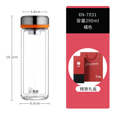 希诺（HEENOOR）双层玻璃杯（流通款） XN-7030 260ml