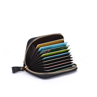 啄木鸟 PLOVER多功能风琴卡包GD5263-KA 黑色 10*7*2CM