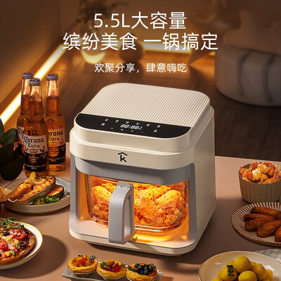 科西空气炸锅5.5L AF4测评看真相（科西空气炸锅是哪个国家的品牌）-图片2