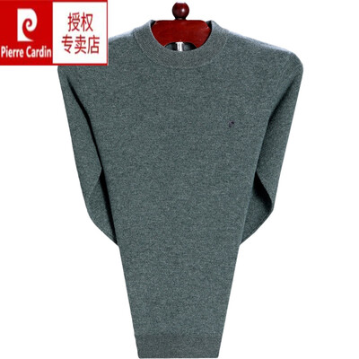 皮尔卡丹 男士羊绒衫 黑色 165/84A 圆领加厚毛衣值得手入吗（皮尔卡丹山羊绒怎么样）