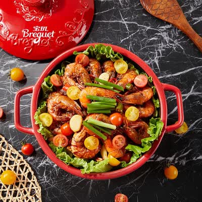 宝玑  Breguet琅彩系列耐热陶瓷锅 经典红 BGAC2601 4L （定购款）