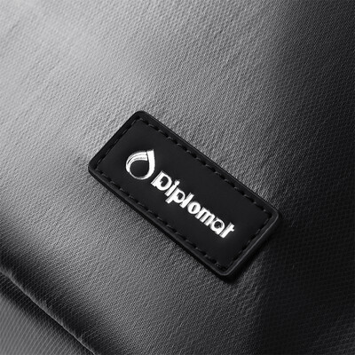 Diplomat 外交官商务休闲双肩包 HM-2706L 黑灰色