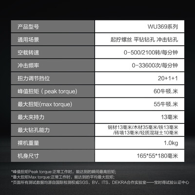 威克士冲击钻怎么样（威克士WU369.1冲击钻好不好）-图片6
