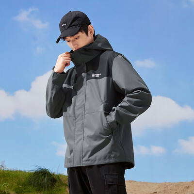 拓路者男装怎么样(拓路者 男士三防夹克 深灰色 XL码男士外套质量烂不烂)-图片3