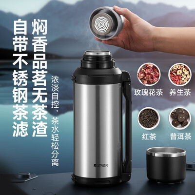 苏泊尔保温壶哪款最好（苏泊尔 2L 保温壶 不锈钢 户外便携不锈钢保温杯值得手入吗）-图片2