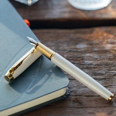 派克钢笔（PARKER）IM明镜白金夹墨水笔