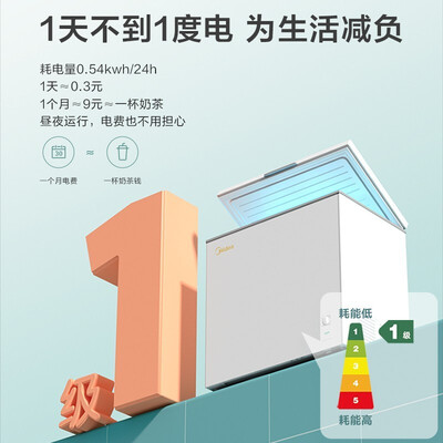 美的冰柜BD/BC-100KMD(E):性价比之选,囤货囤鲜两不误-图片3