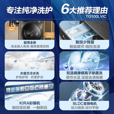 小天鹅滚筒洗衣机型号大比拼：TG100LVIC究竟值不值得买？-图片4
