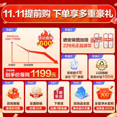 海尔自然湃600G家用净水器RO反渗透过滤器评测说真相（海尔净水器怎么样质量好吗）-图片2
