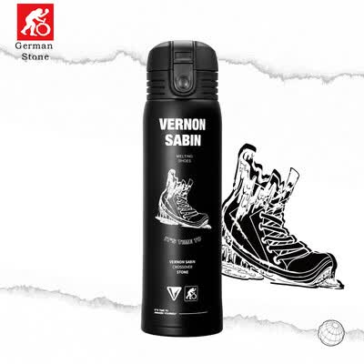 司顿 不锈钢保温保冰杯 STY303B 黑色 480ML 