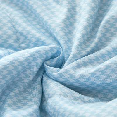 富安娜（FUANNA）纯棉七孔抗菌夏被-浅笑沐歌 203*229cm(370g)