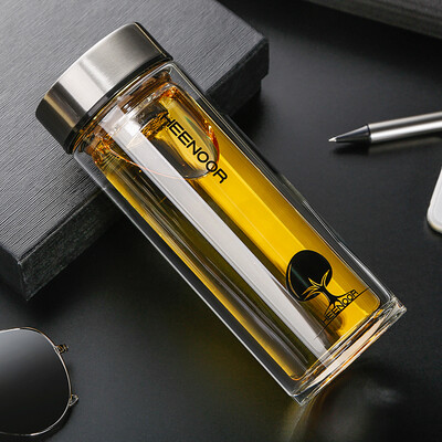 希诺（HEENOOR）双层玻璃杯（流通款） XN-6605 227ml