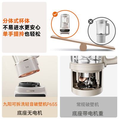 九阳P655破壁机轻音多功能1.5L怎么样（九阳破壁机哪个型号最实用最好）-图片5
