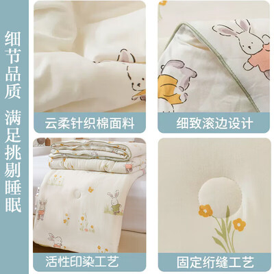 无印良品被子好吗（无印良品A类针织棉大豆纤维被150×200cm夏凉被好不好）-图片2