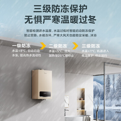 美的 L1GB24-R05 燃气壁挂炉 家用锅炉供暖体验效果好吗（美的壁挂炉不出热水怎么解决）