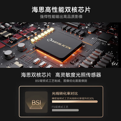 华为智选 海雀400W 2.5K云台超清版 AI摄像头 家用无线智能网络摄像头