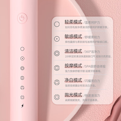 【白鹿推荐】电动牙刷磁悬浮成人充电 声波全自动智能IPX7防水软毛精致奢华情侣款牙刷 男女生礼物