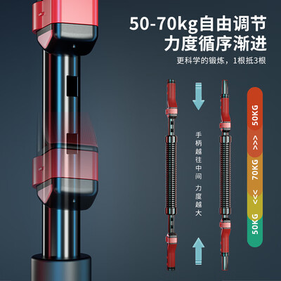 PROIRON普力艾臂力器 50-70KG可调训练器体验效果好吗(臂力器怎么用?)