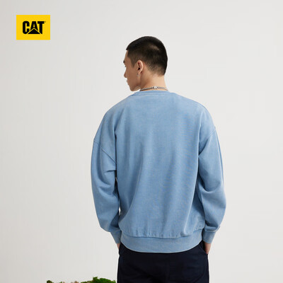 CAT卡特宽松棉卫衣灰蓝靠谱吗,揭秘内幕（cat卫衣怎么看真假）