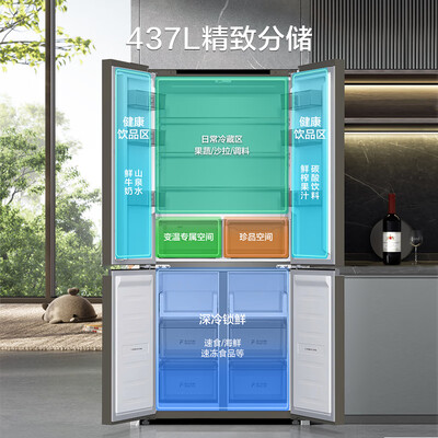 容声 BCD-437WD1FPQL 437升多门冰箱测评看真相（容声冰箱质量怎么样）-图片6