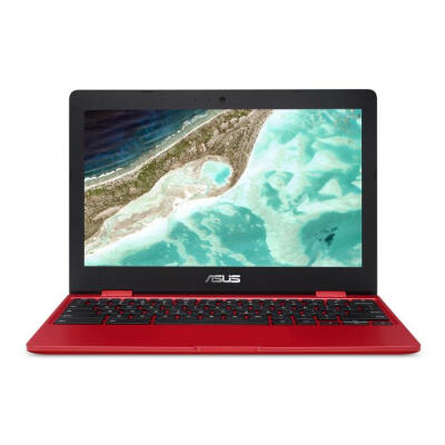 ASUS 华硕Chromebook C223红色笔记本电脑 英特尔赛扬180度谷歌 32GB+4GB 英特尔双核赛扬，谷歌系统，11.6英寸防眩光 高级红色设计