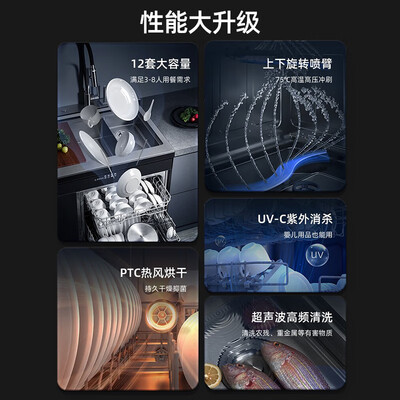 好太太洗碗机使用注意事项（欧尚好太太90CM一体洗碗机超声波除菌大容量集成水槽质量如何）-图片2