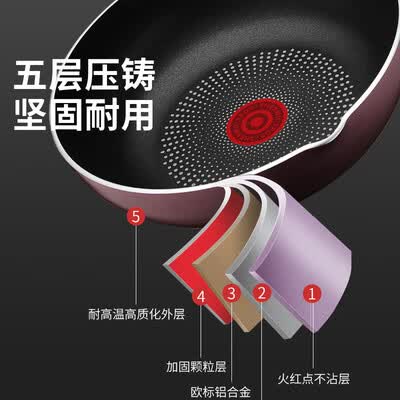 苏泊尔（SUPOR）火红点深型煎锅·溢彩系列 PJ28R4 28cm