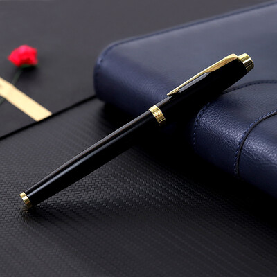 派克（PARKER）2015IM纯黑丽雅金夹宝珠笔