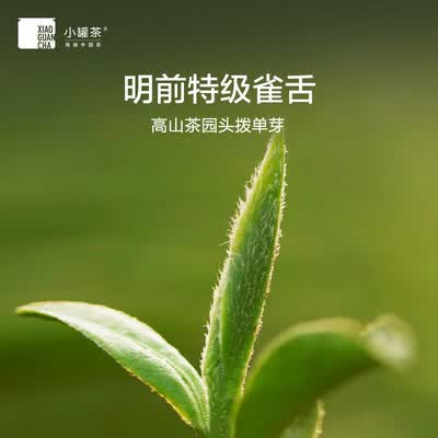 小罐茶 银罐20罐装早春雀舌茶 (20*4g)