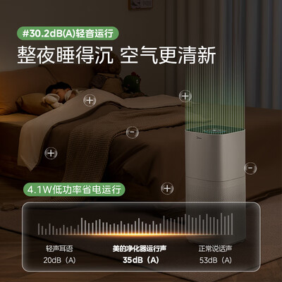 美的空气净化器型号区别(美的“森林Air3”空气净化机KJ500G-F11空气净化器评测说真相)-图片3
