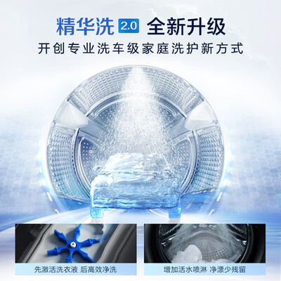 海尔 MATE82 10公斤滚筒全自动洗衣机测评看真相（海尔洗衣机怎么解锁打开门）-图片2