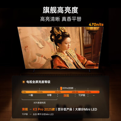 酷开创维100K3 Pro 2025款  二级能效 288Hz超高刷 以旧换新补贴 deepseek 游戏大屏100P3E Max