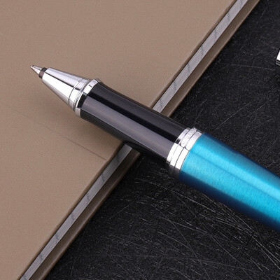 派克（PARKER）2015都市孔雀蓝白夹宝珠笔