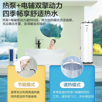 海尔Leader空气能热水器200升测评看真相（海尔空气能热水器怎么设置最省电）