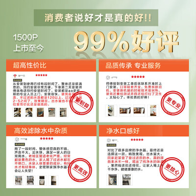 史密斯 大白1500P反渗透净水器厨下式到底如何,值得入手吗（史密斯净水器和安吉尔净水器哪个好）-图片1