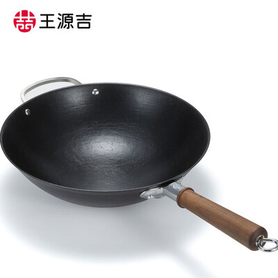 王源吉铁锅和章丘铁锅（王源吉34cm手工铸铁炒锅圆底炒锅靠谱吗,揭秘内幕）-图片4