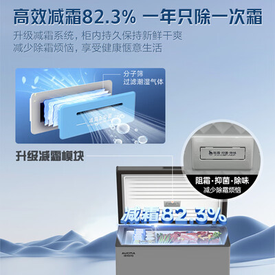 澳柯玛 AUCMA 200L卧式冷冻冰柜 一级能效减霜80%冷冻柜评测说真相（澳柯玛冷冻柜怎么调温度）-图片4