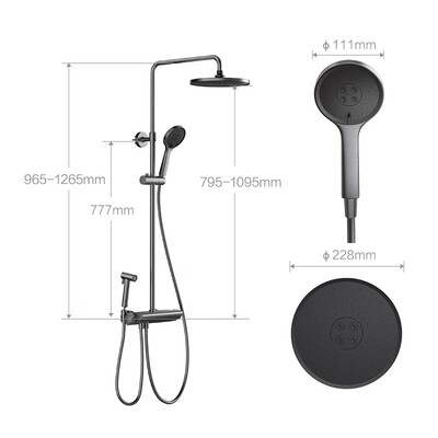 九牧26164-644/HBS-1恒温淋浴套装淋浴花洒是否值得入手(九牧淋浴花洒怎么拆开)