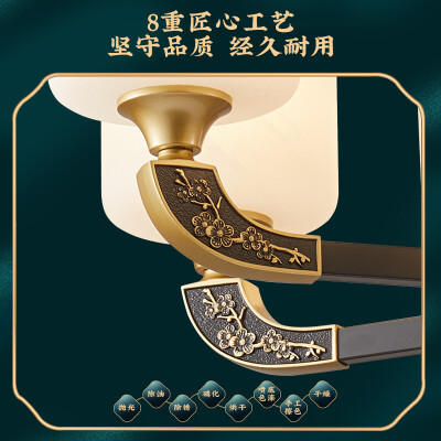 欧普客厅灯新中式哪个系列最好（欧普新中式10头吊灯套餐客厅吊灯体验效果好吗）-图片3