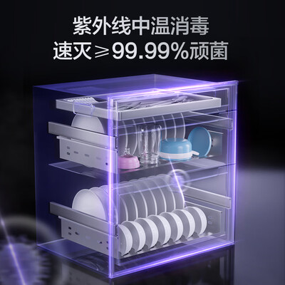 志高消毒柜自动1和自动2怎么使用（志高消毒柜 CHIGO 130L嵌入式紫外线消毒柜消毒碗柜体验效果好吗）