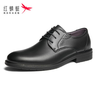红蜻蜓 WTA73761 男士德比鞋 黑色 41男士商务鞋体验效果好吗（红蜻蜓男士皮鞋怎么样）-图片1