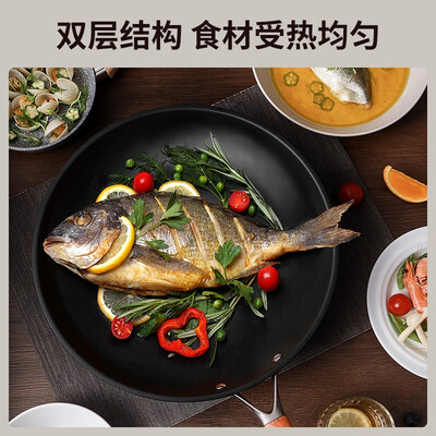 三禾不锈钢炒锅怎么样(三禾炒锅 32cm 无涂层防锈不粘锅不粘炒锅测评看真相)-图片3