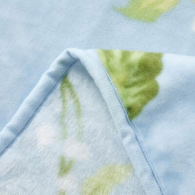 罗莱（LUOLAI） 盛世花开法兰绒毯 150*180cm