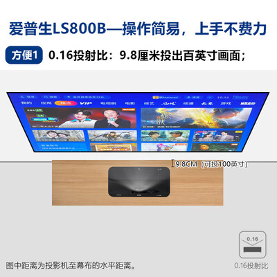 爱普生 EH-LS800B 4K激光电视投影仪怎么样（爱普生激光电视怎么样）-图片4