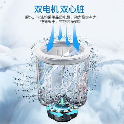 威力10公斤半自动双缸洗衣机质量如何（威力洗衣机怎么样）-图片3