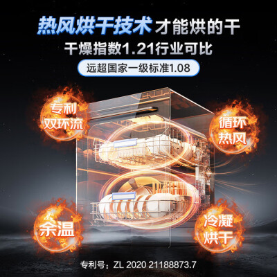 老板 Robam F80D 嵌入式洗碗机 15套去重油污热风烘干体验效果好吗（老板洗碗机怎么使用视频教程）-图片4